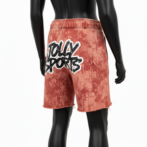 Shorts de Felpa de Algodón con Lavado Ácido para Mujer, 280 GSM, Tacto Suave, Transpirables, Estilo Vintage, Parche Personalizado, Shorts de Mujer con Lavado Ácido - Product Image 5