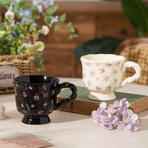 Taza de café de cerámica hermosa, apta para microondas y lavavajillas, para un uso diario conveniente. - Product Image 4