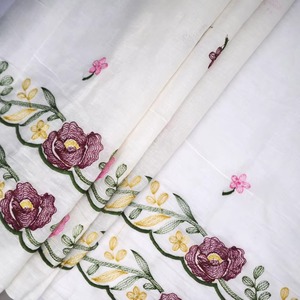 Tela de bordado malté, telas textiles, tela de encaje, tela de organza para marcas de moda, abastecimiento de prendas de vestir, venta al por mayor, exportación a granel, compra - Product Image 2