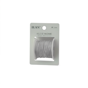 Filo per Macramè Ilan 1mm 100M Grigio, Cordoncino per Artigianato - Product Image 2