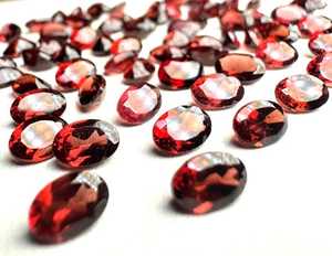 Garnet Rojo Natural AAA+ de Formas Mixtas, 4mm-10mm, Certificado por Terceros, Efecto de Juego de Color, Sin Tratamientos, Joyería FF Jewellers - Product Image 3