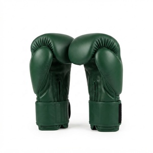 Guantes de Boxeo de Cuero, Guantes de Entrenamiento de Dedo Completo con Cierre, Talla Adulto, Guantes de Combate de Alta Calidad con Logotipo Personalizado - Product Image 1