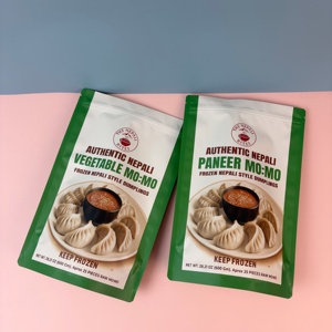 <span class=keywords><strong>Prix</strong></span> d'usine, vente en gros, sacs d'emballage alimentaire personnalisés en plastique laminé Doypack pour aliments secs, raviolis surgelés, avec fermeture à glissière - Product Image 3