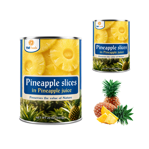 Vietnam Factory International Standard Low Price Canned <b>Pineapple</b> Slices in <b>Pineapple</b> Juice Packed in A10 Can - Product Image 1