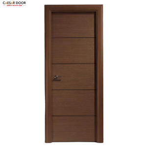 Formadehy-free Anti-termites WPC Door 40mm Thickness <b>Waterproof</b> Soundproof Wooden Composite Entry Room Door for Hotels Dorms - Product Image 1