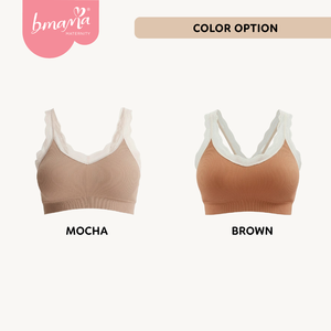 Sujetador Deportivo de Alta Calidad con Tirantes de Encaje, Push-Up, Transpirable, Tejido, Sin Varillas, Espalda en U, para Chicas Jóvenes y Adolescentes, Mujeres Delgadas y Esbeltas - Product Image 6