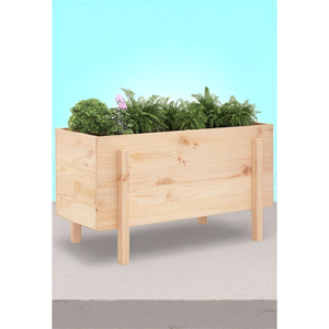 Wholesale Solid Wood Elevated <b>Garden</b> Bed Large Rectangular Outdoor <b>Planter</b> Box with Legs for <b>Vegetables</b> Herbs and Flowers - Product Image 1