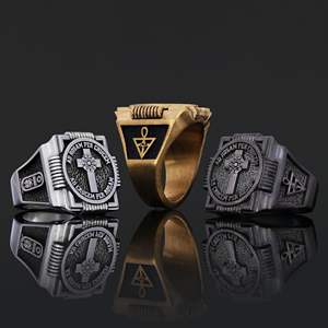 Bague BOJ RCJ 009 personnalisée en argent et diamant, bague de diplôme universitaire unisexe, cadeau pour les occasions de fête, prix bas - Product Image 1