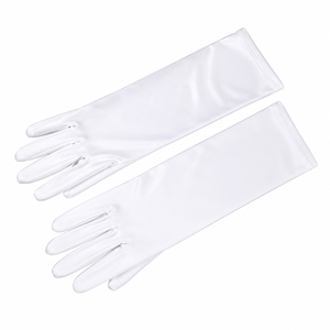 Elegantes Guantes de Verano AL SAWAN Blancos de Algodón/Spandex Ecológicos para Fiestas, Duraderos, Casuales, para Uso en Exteriores - Product Image 4