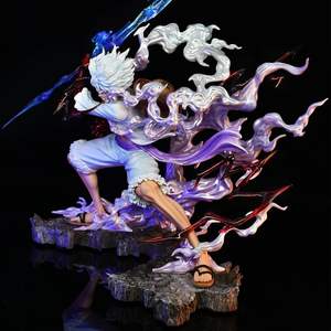 Figura de Luffy, Figura de Acción de Luffy Gear 5, Estatuilla de Anime de 11 Pulgadas, Regalos de Colección de Juguetes de Cumpleaños, PVC - Product Image 2