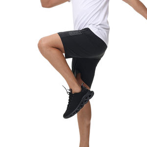 Shorts de sport et de fitness pour hommes, de compression, pour la course et la gym, vente en gros - Product Image 5