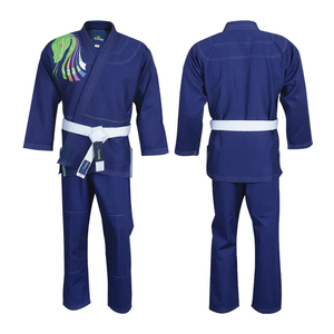 Uniforme de Jiu Jitsu Brasileño con Logotipo Bordado Personalizado, Kimono de Artes Marciales con Tejido de Perlas, Venta al Por Mayor OEM - Product Image 5