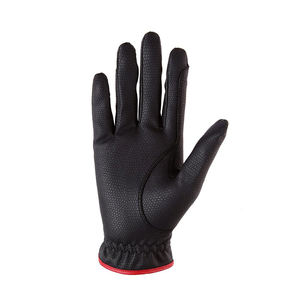 Wholesale Cheap Price Genuine Leather Full <b>Finger</b> Horse Riding Gloves with Adjustable Wrist <b>Strap</b> Unisex Design for Summer Work - Product Image 1