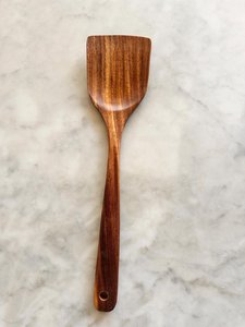 Espátula de Madera Natural, Espátula Plana Hecha a Mano para Sartén, Utensilio de Cocina Sostenible, Espátula de Madera para Huevos - Product Image 6