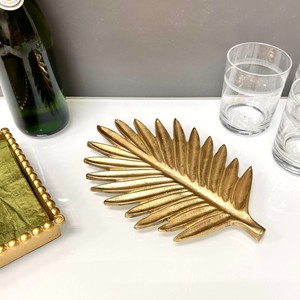 Mantel de Mesa con Forma de Hoja Dorada, Estilo Glamuroso, Pieza Decorativa para Decoración del Hogar - Product Image 5