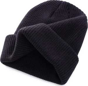 Classic Cuffed Beanie <b>Hat</b> for Men & <b>Women</b> Warm <b>Winter</b> Knit <b>Hat</b> Thick Beanie Skull Cap Acrylic Watch Cap - Product Image 2