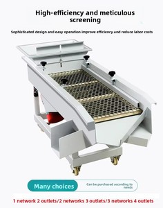 Máy sàng rung tuyến tính nhỏ tự động hoàn toàn dùng trong công nghiệp, phân loại vật liệu mài mòn, 380V/220V, 250kg, bảo hành 1 năm - Product Image 3
