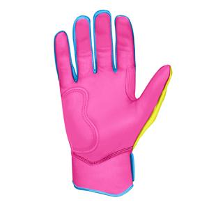 Gants de frappeur de baseball à manchette courte, en cuir premium, pour baseball et softball LBBSC-0011 - Product Image 2