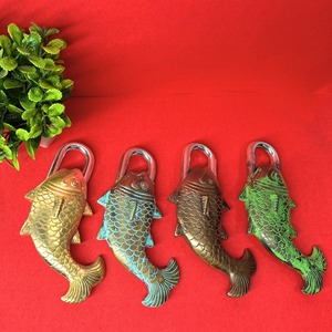 Heavy-Duty Padlock Brass and Steel for Maximum Security Durable Padlock Fish Design with Precision <b>Lock</b> for Reliable Protection - Product Image 4