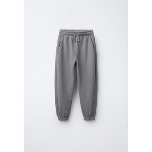 2026 En gros Ensemble de survêtement oversize vierge en polyester, comprenant un sweat à capuche zippé à quart et un pantalon de survêtement, pour l'hiver, style décontracté, deux pièces - Product Image 4