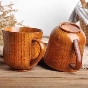 Taza de Madera de Acacia para Café y Té, Ecológica, Hecha a Mano, Vajilla Natural, Logotipo Personalizado, Utensilios de Cocina - Product Image 5