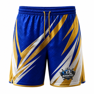Pantalones Cortos de Fútbol Modernos al por Mayor, de Poliéster Premium Ventilado, Malla Elástica, Control de Humedad, Tela Deportiva de Excelencia - Product Image 1