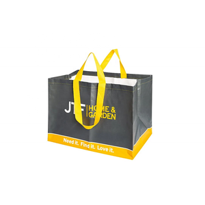 Bolsa de compras reutilizable respetuosa con el medio ambiente personalizable bolsa de compras no tejida de PP de moda logotipo personalizado flexográfico - Product Image 3