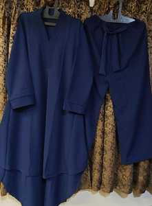 Conjuntos coreanos paquistaníes importados Kurtis | Top plisado | Ajuste de tallas XL a 5XL | Elegante, cómodo y listo para viajar - Product Image 2