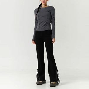 2026 OEM Women's <b>Jeans</b> Pant Casual Wear Wide Leg Denim Streetwear Fashion Stretchy High Rise Flared <b>Jeans</b> Pant - Product Image 1