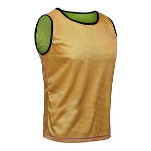 Vêtements de sport respirants en gros, personnalisés, pas chers, gilets d'entraînement en maille pour basketball et football, dossards de football réversibles - Product Image 3