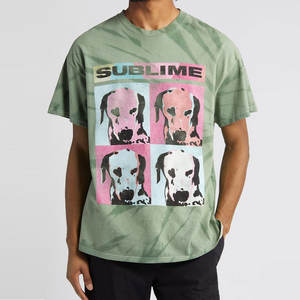 Camiseta de Algodón con Serigrafía Personalizada, Manga Corta, Informal, Unisex, para Marca de Ropa, Suministro al por Mayor - Product Image 2