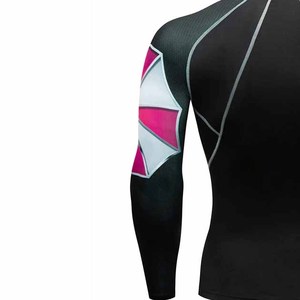 Meilleures ventes : Rashguard de compression pour hommes, coupe ajustée, pour grappling, arts martiaux, entraînement et combat, MMA - Product Image 2