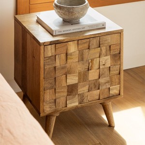 Mesa de Noche Vandana Arion Nimbus de Madera de Mango - Product Image 1