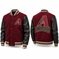 Blousons de baseball rétro inspirés du style universitaire, vêtements personnalisés, uniformes scolaires, articles de fans, tenues de campus, décoration numérotée