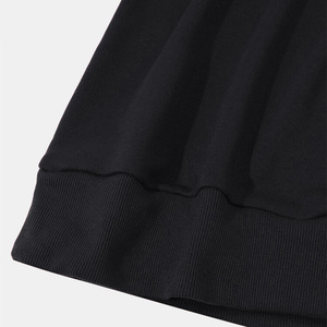 Sweat-shirts à capuche pour hommes, personnalisés, brodés, streetwear, hiver, poids lourd, 100% coton, haute qualité, couleur noire - Product Image 3
