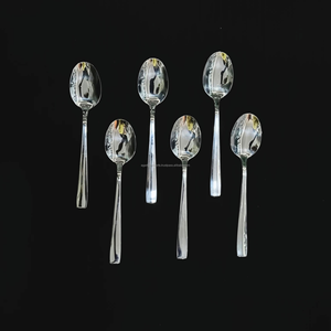 Cuillère à dîner en acier inoxydable au design moderne, finition miroir, approvisionnement en gros au Canada - Product Image 1