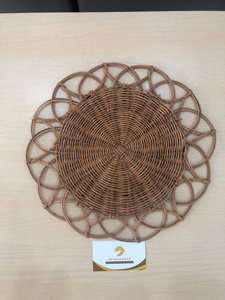 Handmade Rattan Decorative Plate Premium Quality Natural Fiber Tray for Modern Home Decor - Product Image 2
