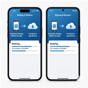 แอปพลิเคชันสำรองข้อมูลและกู้คืนข้อมูล Royalcraft – การสำรองข้อมูลที่ปลอดภัย, การกู้คืนไฟล์, การซิงค์ข้อมูลบนคลาวด์ และการถ่ายโอนข้อมูลระหว่างโทรศัพท์ ios/android - Product Image 4