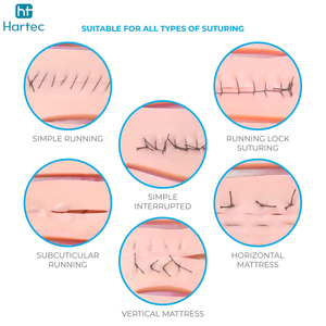 Nouvel arrivage : Kit d'entraînement médical de qualité supérieure pour la pratique de la suture manuelle, réutilisable, en acier inoxydable de qualité médicale - Product Image 6
