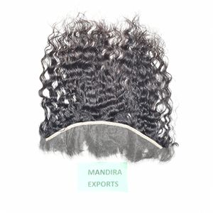 Cheveux humains indiens ondulés bruts vierges brésiliens Remy Mink à cuticules alignées, frontale HD 13*4, tissage de cheveux naturels, prix abordable - Product Image 2