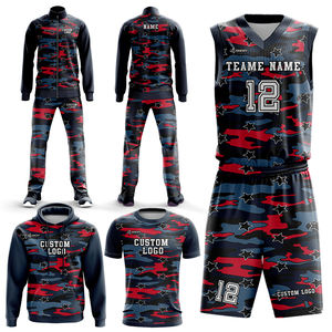 Pack promotionnel Maillots de basketball avec broderie du numéro d'équipe, uniforme de basketball sans manches, unisexe, respirant, vêtements de sport - Product Image 1