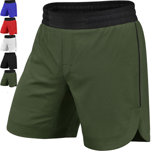 Short de combat MMA professionnel personnalisé 100% polyester avec votre LOGO personnalisé Fabriqué au Pakistan, best-seller avec personnalisation - Product Image 5