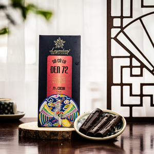 Fabricante Profesional de Chocolate en Vietnam, Barra de Chocolate Negro y con Leche de Origen Único, 72% de Intensidad, para Venta al por Menor - Product Image 3