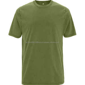 Camiseta Lisa de Manga Corta con Cuello Redondo 100% Algodón de Alta Calidad para Hombre, Impresión de Logotipo Personalizado con Método Digital - Product Image 4