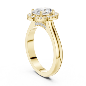 แหวนหมั้นทรง Asscher ตัวเรือนทองคำขาว 14K ประดับเพชร วงแหวนทองคำเหลือง 18K เครื่องประดับชั้นดีสำหรับผู้หญิง แหวนวันครบรอบแต่งงาน ขนาดต่างๆ - Product Image 3