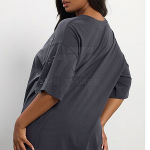 T-shirts amples pour femmes, coupe droite décontractée, best-sellers, écologiques, 100% coton, séchage rapide, respirants, pour toutes les occasions - Product Image 3