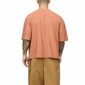 Camisetas para Hombre, Mezcla de Algodón, Corte Holgado, Logotipo Bordado, Estilo Urbano, Fabricación al por Mayor - Product Image 2