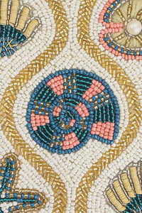 กระเป๋าถือลูกปัดแก้วหลากสี งานฝีมือ MS Handicraft รับรองคุณภาพ ทำมือสไตล์อินเดีย ปรับแต่งได้ รูปทรงบาแกตต์ - Product Image 2