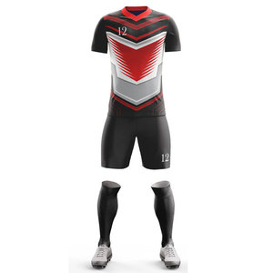 Camiseta de Fútbol 100% Poliéster con Estampado Digital, Uniforme Deportivo de Rugby, Ropa Deportiva Juvenil, Uniforme de Fútbol para Adultos - Product Image 2