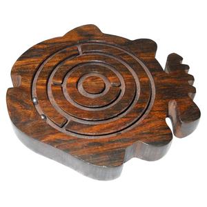Labyrinth <b>Ball</b> In Maze <b>Wooden</b> Puzzle Game Top Standard Dominoes Sets Gift Item Wholesale Custom High Quality Indian Handicraft - Product Image 3